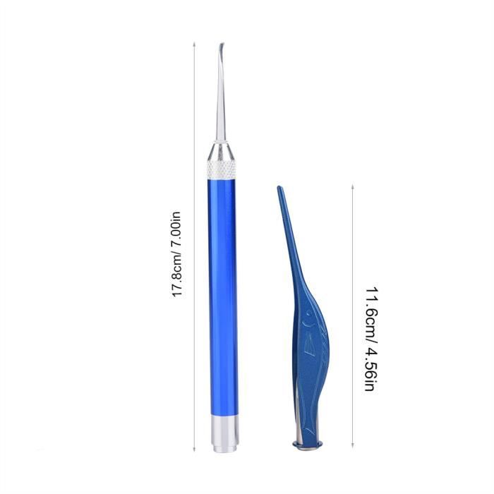 Pince à Épiler Lumineuse Nettoyage Oreille - Set Sécurisé Bébé/Enfant Avec Boîte