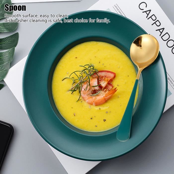 Louche En Acier Inoxydable 304 Avec Bec Verseur - 11,8 Pouces (30,5 Cm), Pour Sauce, Soupe, Cuillère à Servir