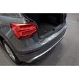 Protection de seuil de coffre chargement en acier adapté pour Audi Q2 2016- [Argent brossé]-1