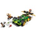 LEGO 71763 NINJAGO La Voiture De Course De Lloyd - Évolution, Jouet de Voiture, avec Figurines Ninja et Guerriers, Enfants 6 Ans-1