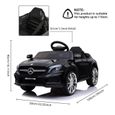 Voiture électrique Mercedes-Benz AMG GLA 45 pour enfants - Télécommande 12V - lumières LED-1