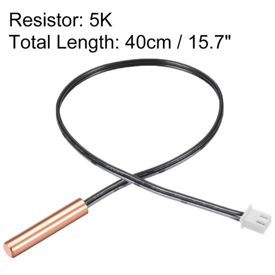 Sonde Thermistance NTC 5K 40 Cm Acier Inox - Capteur Température Climatiseur & Appareils Ménagers