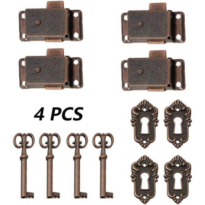 Serrure à Pression Robuste Pour Cabine De Peinture Et Portes RV - Verrouillage En Alliage D'Aluminium Noir