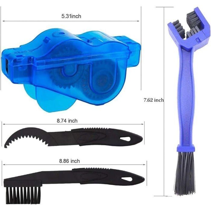 Bike Hand Nettoyeur de chaîne pour Adulte Unisexe – Bleu, Taille Unique