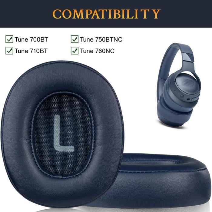 Coussinets de rechange, compatibles avec les casques supra-auriculaires