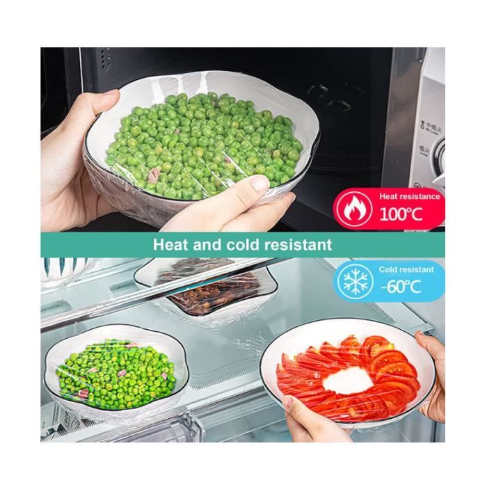 Film Alimentaire Reutilisable - 100 Pièces Sac De Conservation Alimentaire - Cou