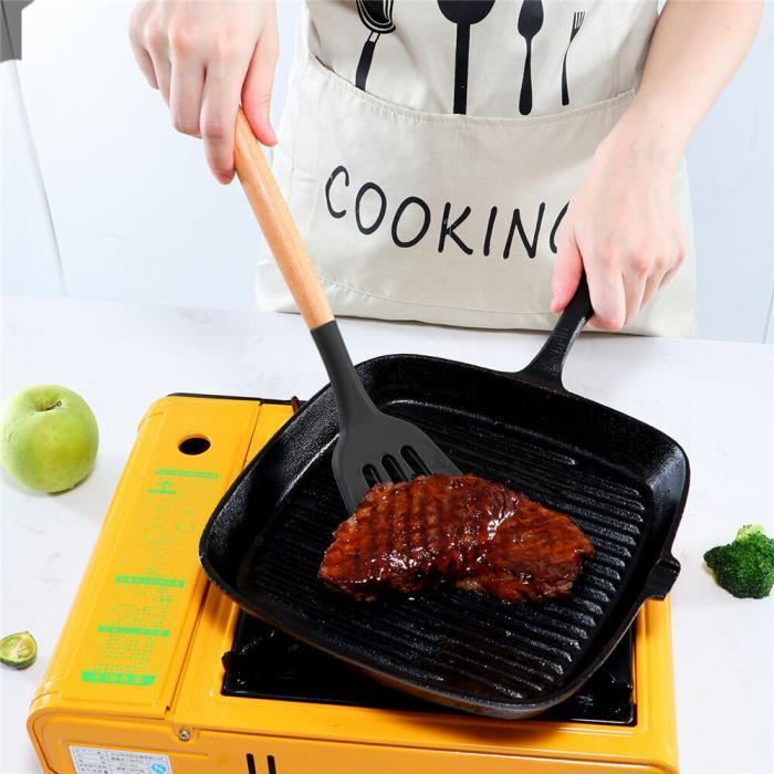 Covvy Home Ensembles D'ustensiles De Cuisine En Silicone(10 Pièces) Résistant à La Chaleur