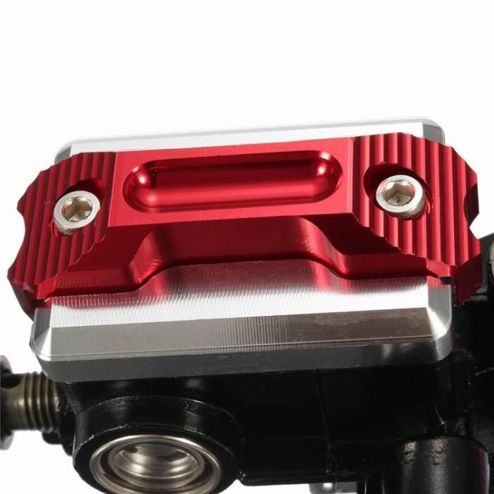 Zerodis guidon d'embrayage 1 paire de leviers d'embrayage de frein de moto  en fibre de carbone protège-guidon (rouge) - Cdiscount Auto