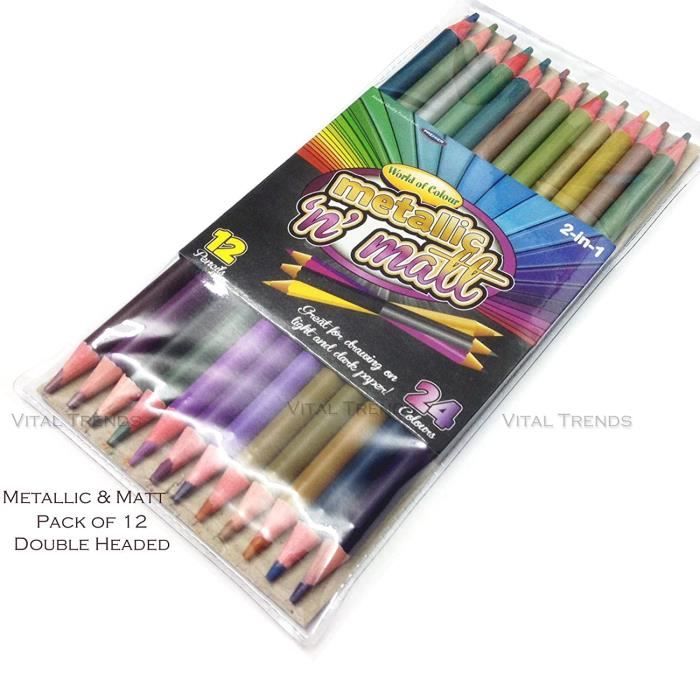 Crayons couleurs et craies