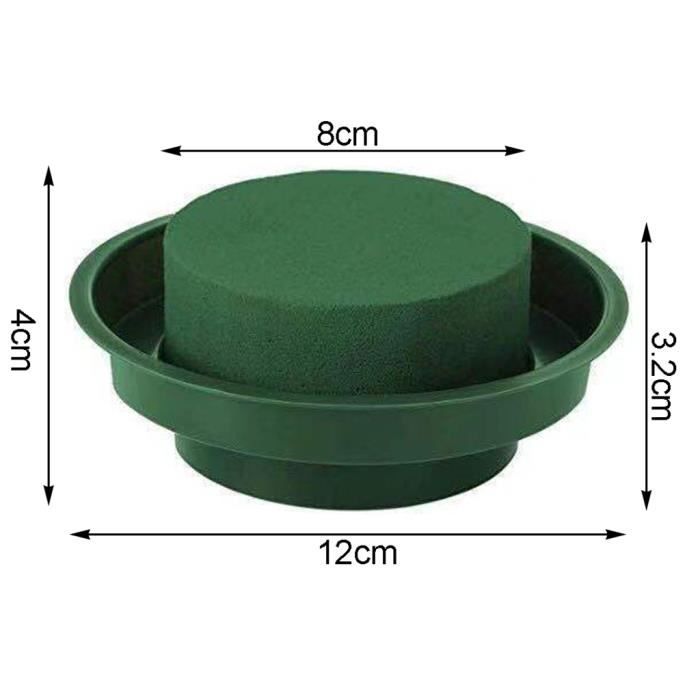 Boules En Mousse Florale Humide - Lot De 8 Sphères Vertes Pour Arrangements De Fleurs Fraîches, Bouquets, Décorations - Qualité Fleuriste