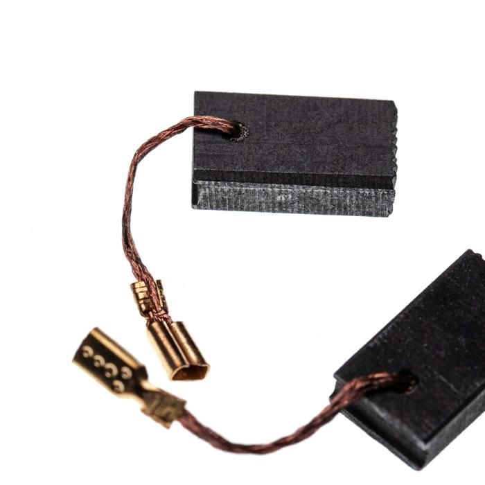 Jeu De Balais De Charbon (Dimensions 10x25x23 Mm) - Compatible Avec Démarreurs BOSCH - Référence 0001359001 Et Autres