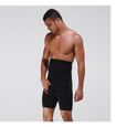 DEMEUBLE- Boxer Homme Body Gainant Short Taille Haute Gaine Ventre Plat sous-vêtements Caleçons Slip Culottes Sculptantes-Noir-2