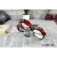 TD® maquette moto adulte enfant jouet retro de garcon miniature anniversaire exterieur interieur imagination realiste original fer-2