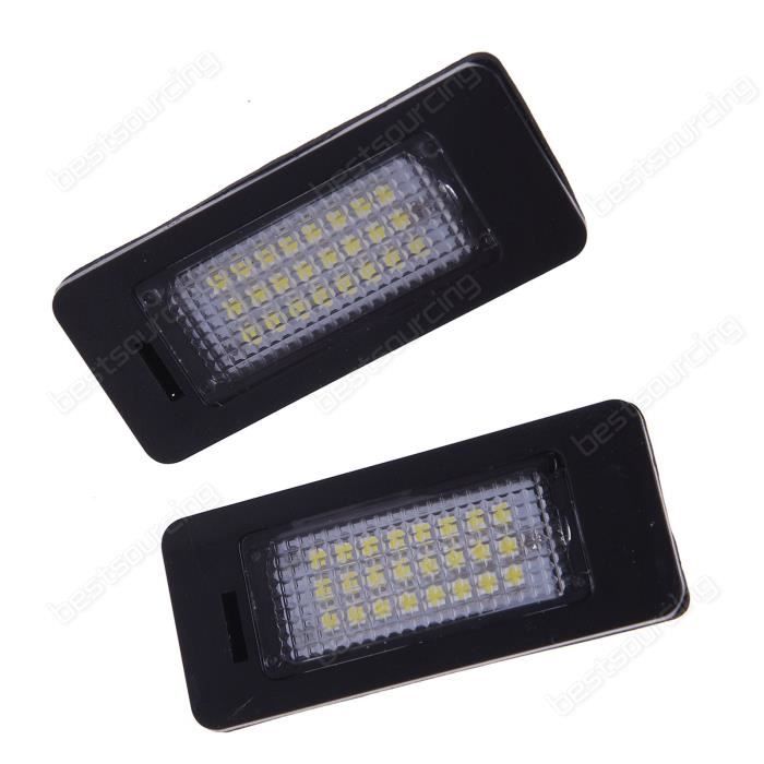 Kit 2 Lampes LED Plaque Immatriculation REFURBISHHOUSE Pour BMW Série 5 E39 E60 E90