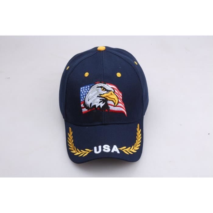 Casquette De Baseball Falcon American Eagle Airlines, Bleu/rouge, Taille Unique Réglable