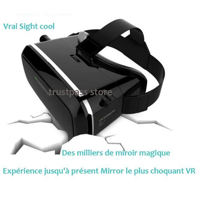 VR SHINECON Des Milliers De Miroir Magique Mobile Virtuel Casque Realite VR Lunettes 3D Cdiscount TV Son Photo