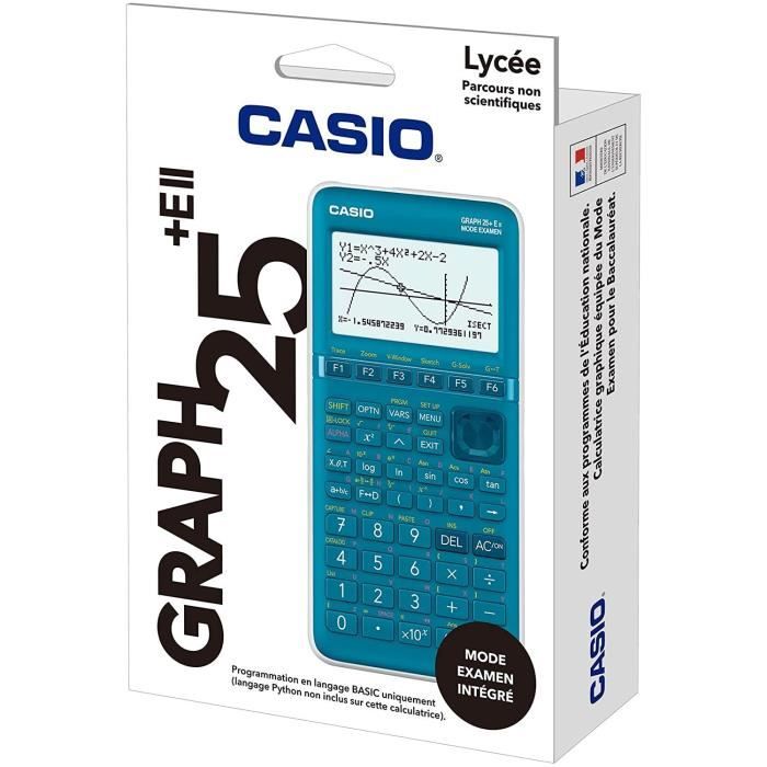 Calculatrice Graph 35+ E II avec Python et mode examen - Casio