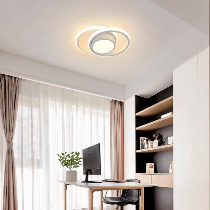 Plafonnier LED Moderne, 32W Lampe de Plafond, Luminaire Plafonnier