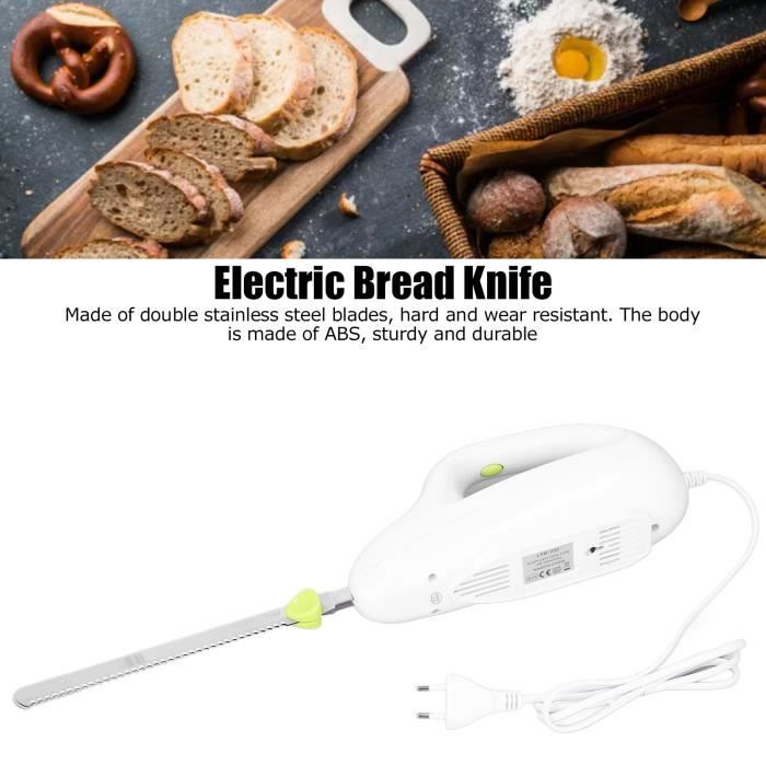 Fdit Couteau à trancher Couteau à pain électrique efficace pratique  détachable facile à nettoyer outil de coupe de cuisine - Cdiscount Maison