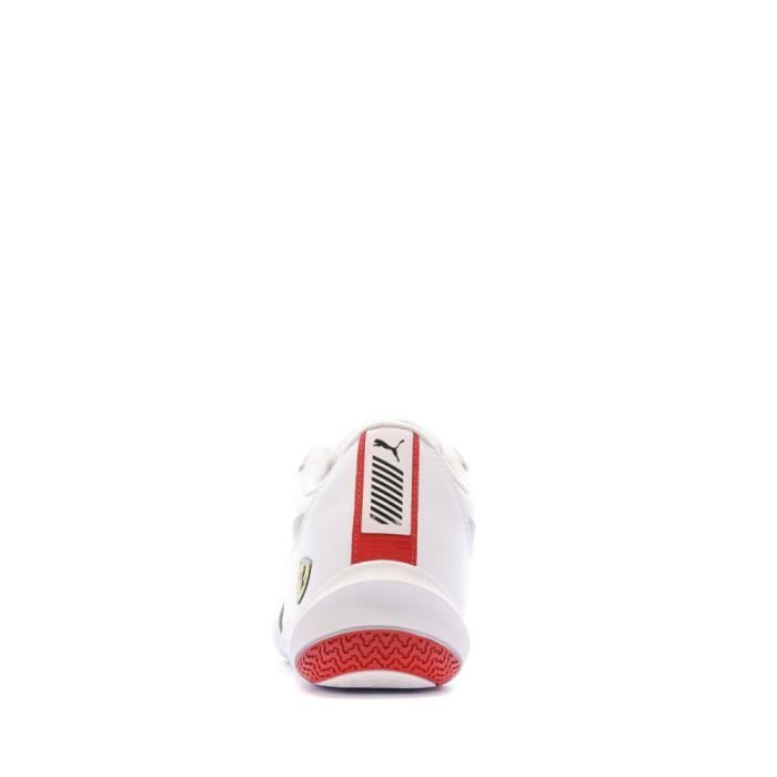 Baskets Blanches Homme Puma Ferrari Machina Blanc Cdiscount Chaussures