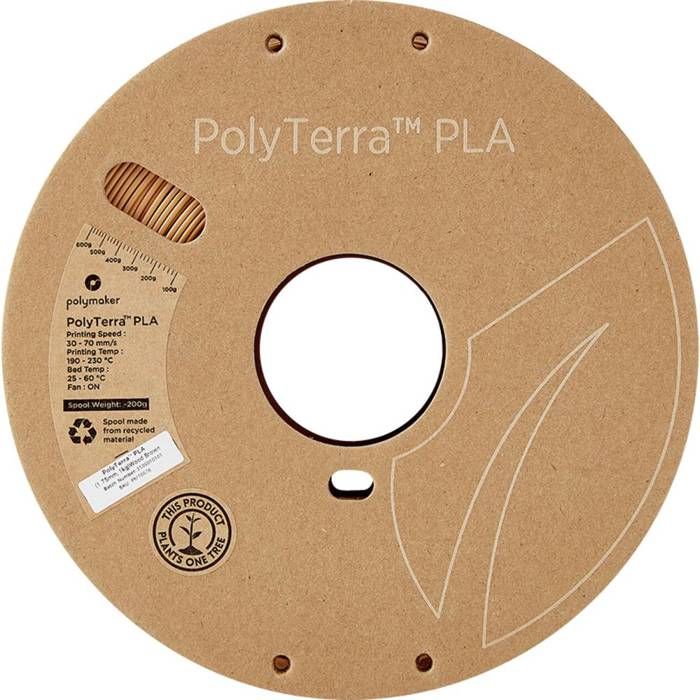 Polymaker 70976 PolyTerra Filament PLA faible teneur en plastique 1.75 ...