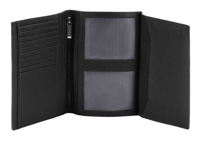 PORSCHE DESIGN Business Billfold 13 Black 156420 etui pour carte d identite porte carte Noir Cdiscount Bagagerie Maroquinerie