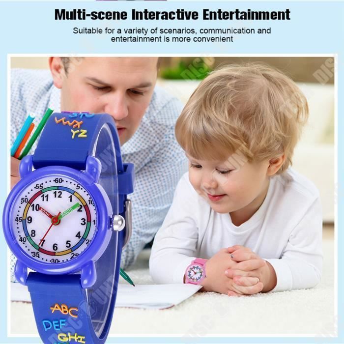 Pwshymi-Montre-bracelet De Dessin Animé Des Enfants Montre à Quartz