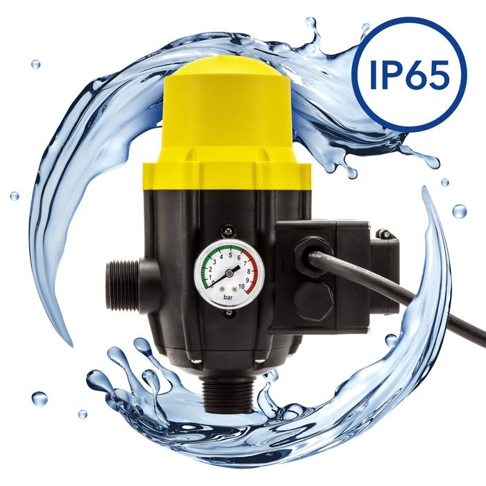 Pompe Centrifuge 1300W - Pressostat Automatique, Pompe à Eau Domestique Pour Renforcement Tuyauterie Et Alimentation En Eau