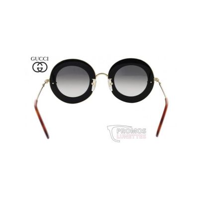 Lunettes de soleil Gucci L aveugle par amour GG0113S 001 Dore Achat Vente lunettes de soleil Femme Adulte Cdiscount