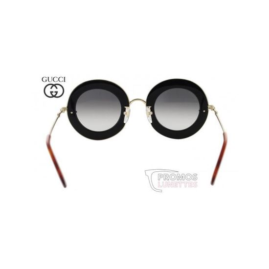 Lunettes de soleil Gucci L'aveugle par amour GG0113S-001 Doré - Achat /  Vente lunettes de soleil Femme - Cdiscount