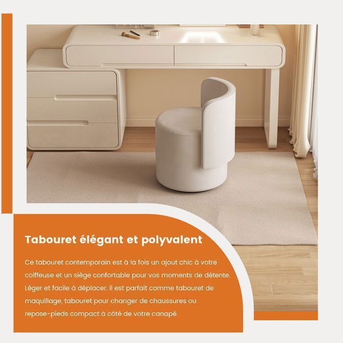 Coiffeuse Tabouret De Coiffeuse en Bois De Style Européen Tabouret De Maquillage Tabouret De