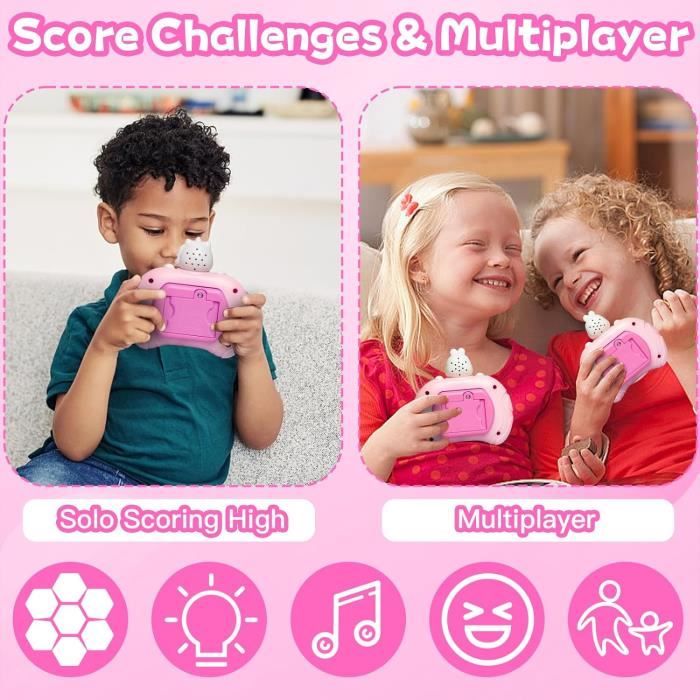 Jouet Sensoriel Fidget Pop It - 3 Pièces Animaux - Silicone Doux - Anti-stress Pour Enfants Et Adultes - Cadeau Bébé