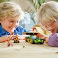 LEGO 71763 NINJAGO La Voiture De Course De Lloyd - Évolution, Jouet de Voiture, avec Figurines Ninja et Guerriers, Enfants 6 Ans-4