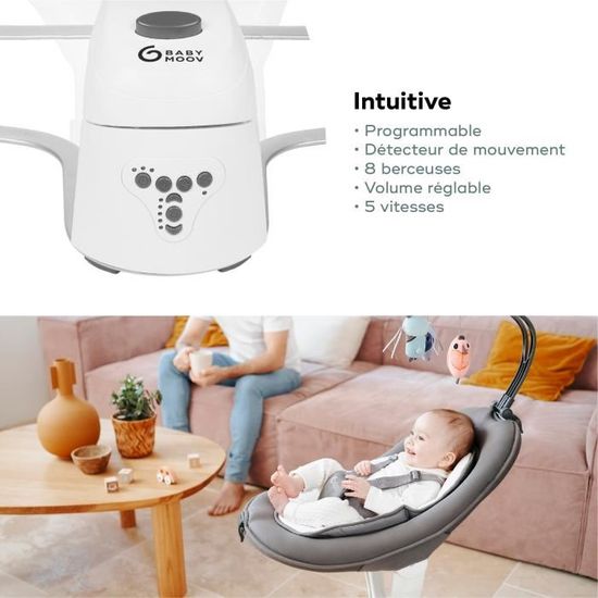 Babymoov Balancelle Automatique Pour Bebe Swoon Motion Cdiscount Puericulture Eveil Bebe