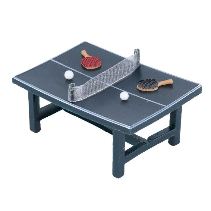 Table De Ping Pong Miniature Vintage – Jouet Ancien Taiwan 1970/80 – Bois Décoratif