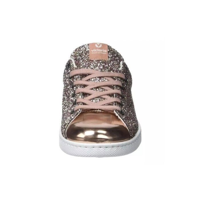 Chaussure Victoria Femme Victoria Deportivo Glitter Rose Baskets
