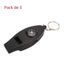 Noir SWEEPID Taille Portable Noir 4in1 Mini Outil de Survie thermom/ètre sifflet Boussole Livraison Gratuite