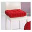 4 Coussins Galette Dessus de chaise rouge