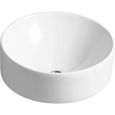 Vasque à poser ronde - JACOB DELAFON - Vox - 42 x 42 cm - Céramique - Durable - Finition blanc brillant-0