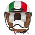 Casque moto CGM Ebi Italie - blanc/vert/rouge - taille 2XL (61 cm)-0