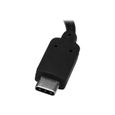 STARTECH Adaptateur USB-C vers Gigabit Ethernet avec USB Power Delivery - Concentrateur USB Type-C vers GbE - Noir - USB 3.0-0