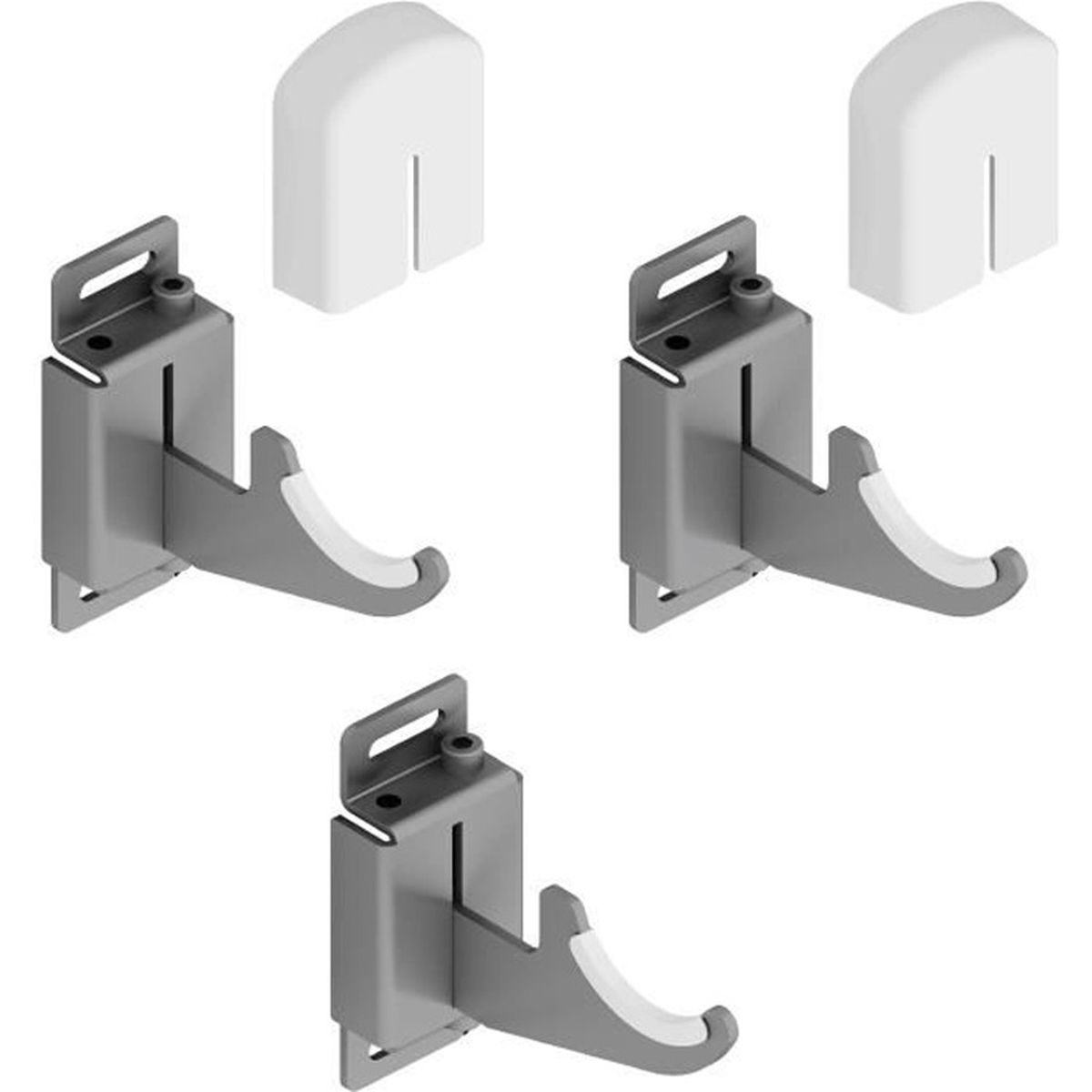 Fixations Sol Pour Radiateurs Aluminium MB - 200kg/Support - Anti-Décrochage