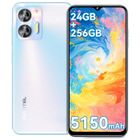 OUKITEL C35 Téléphone Portable 4G - 24Go (12+12) RAM /256Go ROM - 6.56" HD - 50MP - 5150mAh - Android 13 - GPS Double SIM 4G - Bleu