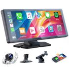 CAMPARK 10'' Autoradio Carplay sans Fil écran tactile avec Caméra de recul 1080P pour Apple Carplay et Android Auto