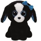 Peluche Tracey Chien 23cm - JURATOYS - Beanie Boo's - Noir et Blanc - Pour Enfant à partir de 3 ans