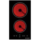 SCHNEI - SCHNEIDER SCHNEIDER - SDV30S - Domino vitrocéramique - 2 foyers - Largeur (30cm) - 3000W - Touches sensitives - Minuterie