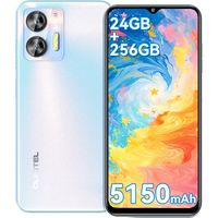 OUKITEL C35 Téléphone Portable 4G - 24Go (12+12) RAM /256Go ROM - 6.56" HD - 50MP - 5150mAh - Android 13 - GPS Double SIM 4G - Bleu