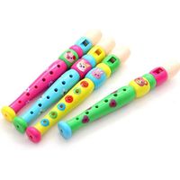 4pcs Bébé Enfants Musicale Jouets Éducatifs Premiers Enfants Piccolo Flûte Instrument de Musique Meilleur Cadeaux ,Random Color