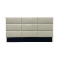 Tête de lit en tissu beige - EYNA - 160 cm - Dossier moelleux - Design raffiné - Dimensions optimales