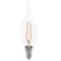 Ampoule LED Filament Flamme claire 7W dimmable E14 2800K blanc chaud